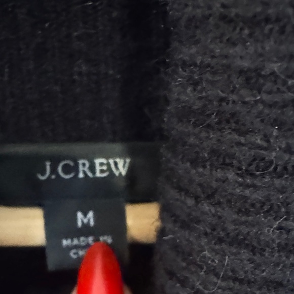 J. Crew Black Long Sleeve Dress - Picture 3 of 3